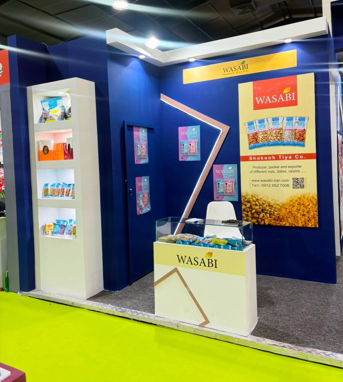 Wasabi Booth at the Iraq Agrofood Exhibition