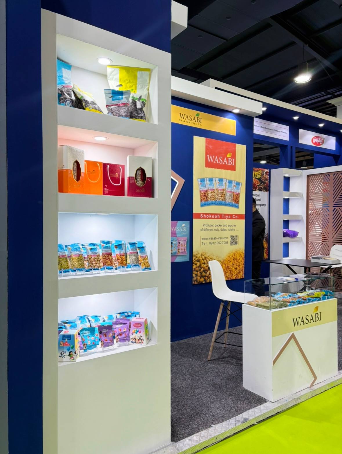 Wasabi Booth at the Iraq Agrofood Exhibition